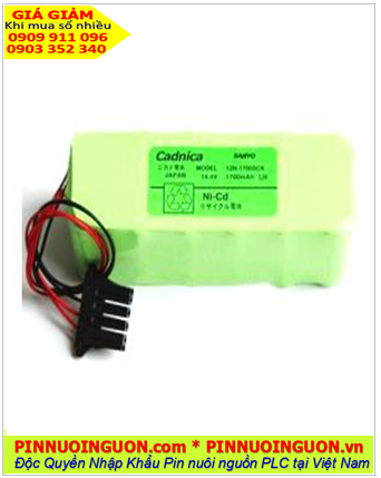 Sanyo Cadnica 12N-1700SCK / 12N-1700SCR- 14.4 Volt, 1700mAh Battery Pack